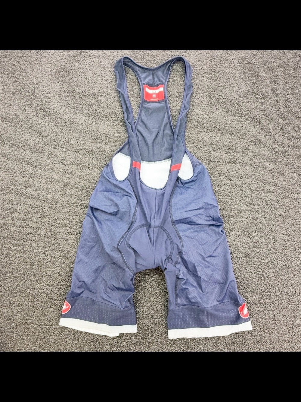 CASTELLI Competizione Men's Cycling Bib Shorts Padded Bike Aero Men’s XL Blue